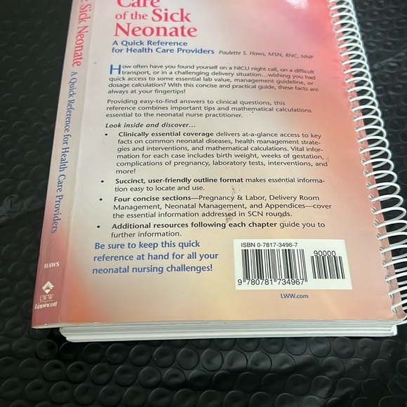 Lippincott Care of the Sick Neonate Book - Picture 14 of 17